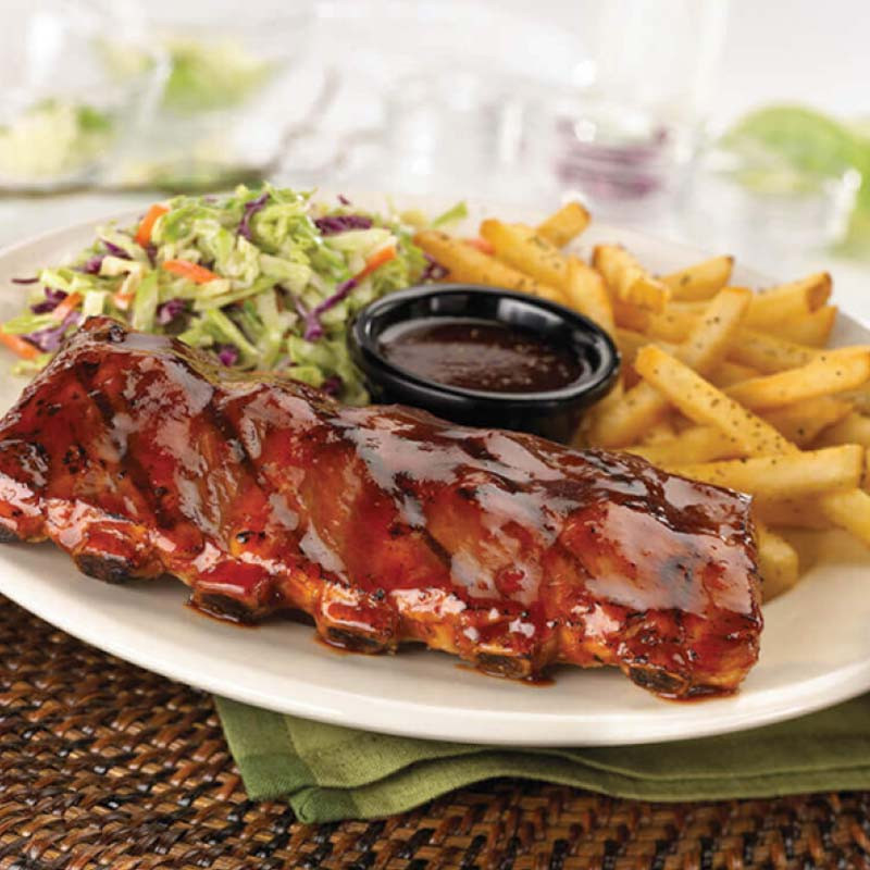 BBQ Baby Rack Ribs (Half / Media)