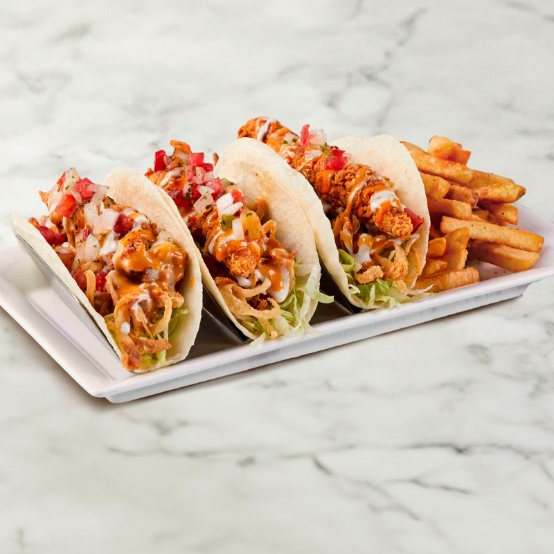Crispy Chicken tacos
