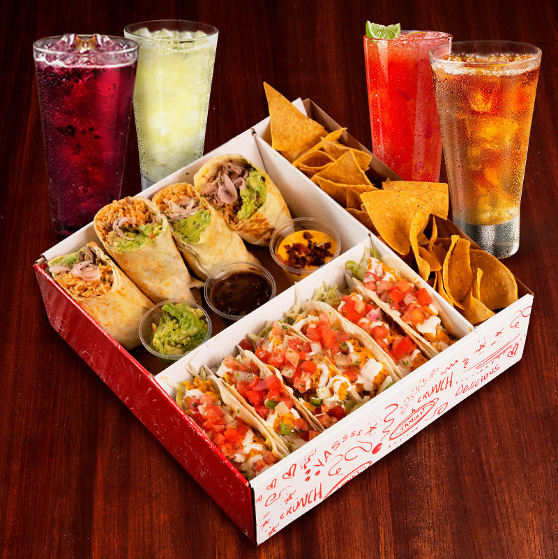 Tex Mex Platter + 4 bebidas gratis