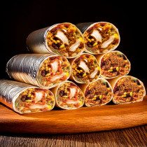 Platter BBQ Chicken Burrito