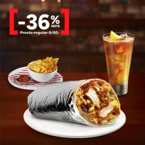 Delivery Lunch: BBQ Chicken Burrito 