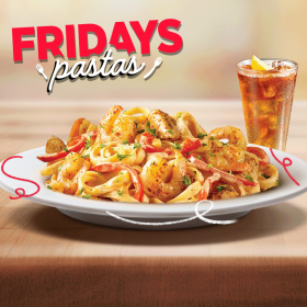 Cajun Shrimp & Chicken Pasta + 1 Bebida de cortesía