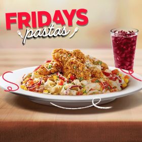 Fried Chicken Pasta + 1 Bebida de cortesía