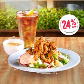 Cajun Salad +  1 BEBIDA DE CORTESÍA 