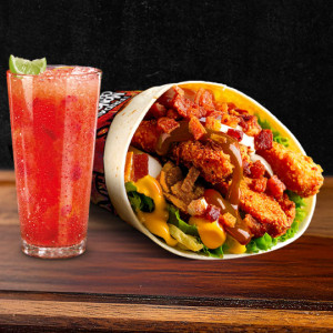 BBQ Wrap + Bebida