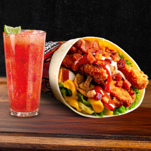 Buffalo Wrap + Bebida