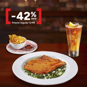 Delivery Lunch MILANESA CON TALLARINES AL PESTO