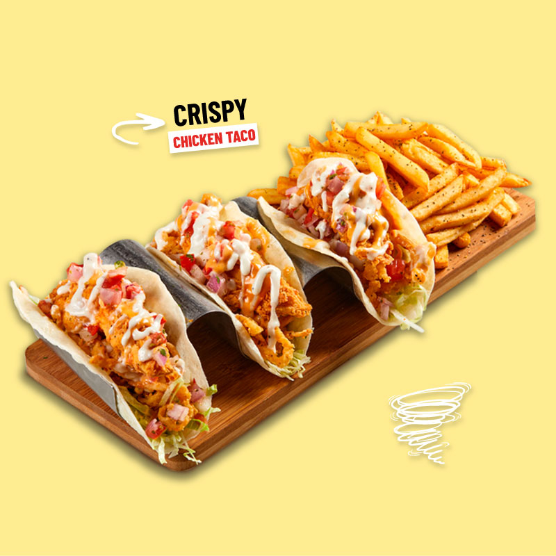 Crispy Chicken tacos