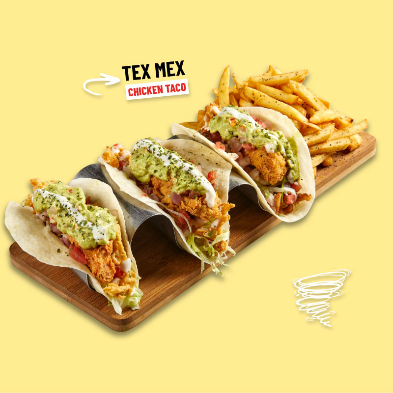 Tex Mex Chicken tacos