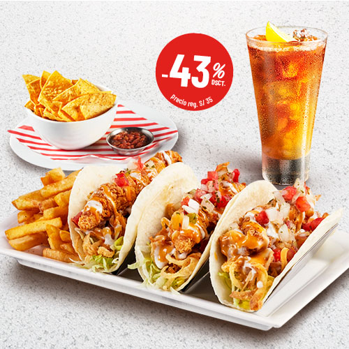 Fridays Menu: Crispy Chicken Tacos