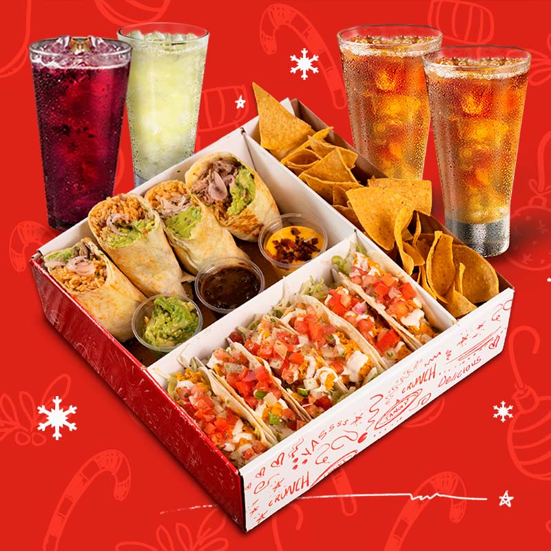 Tex Mex Platter + 4 bebidas gratis