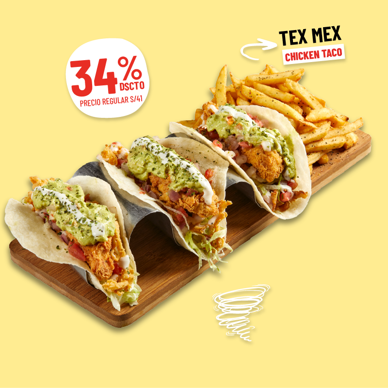 Tex Mex Chicken tacos
